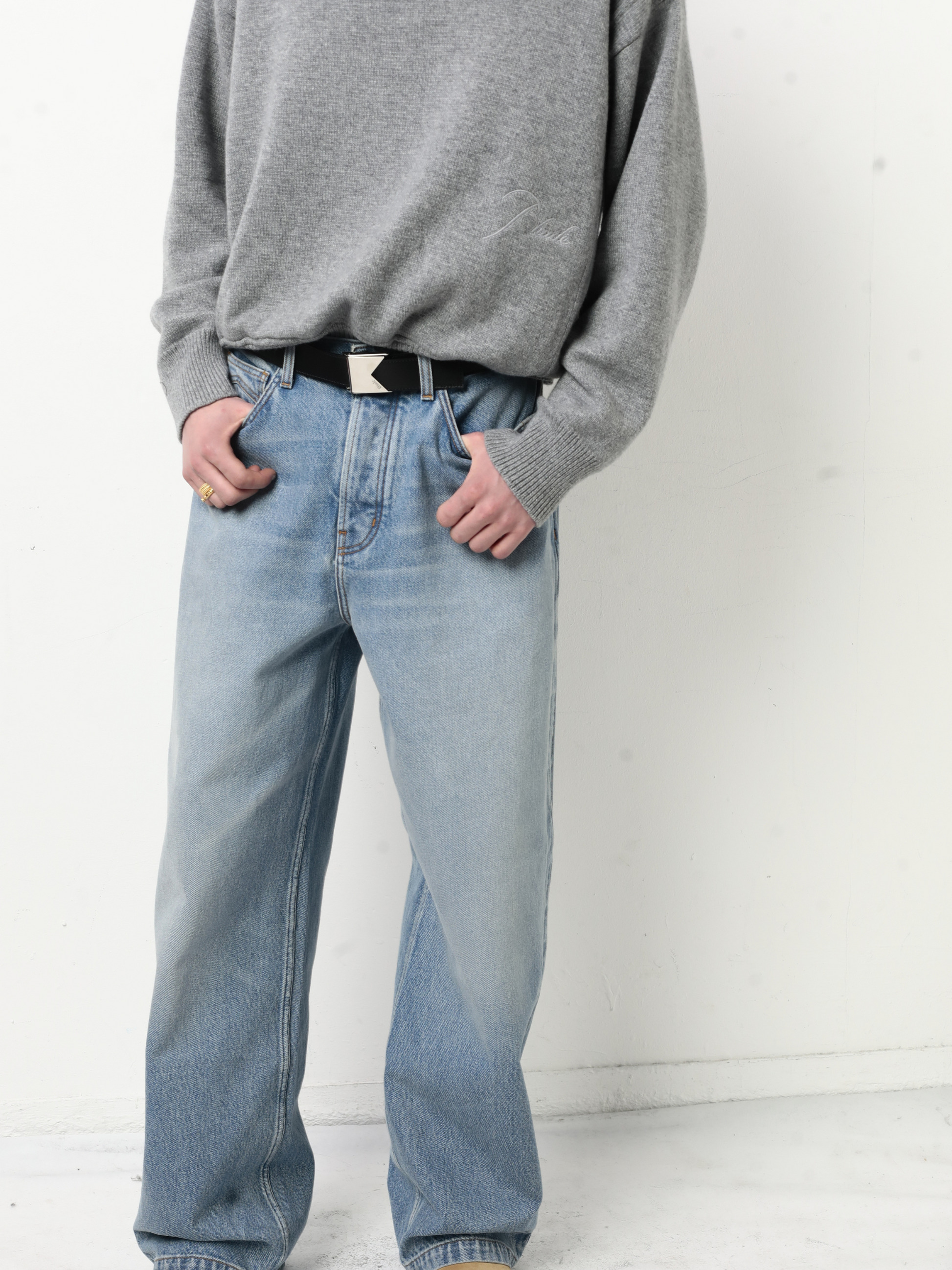 RHUDE CASHMERE KNIT CORE CREWNECK - 5