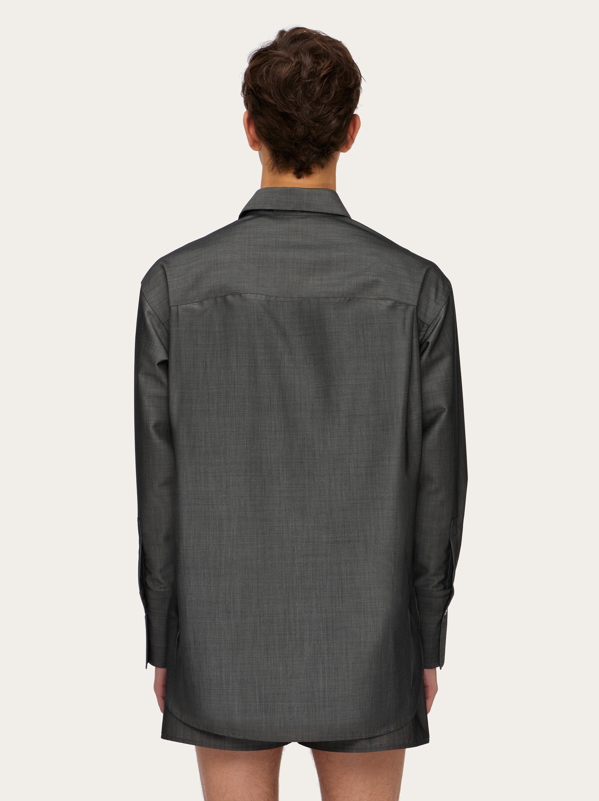 Silk and mohair shirt - 3