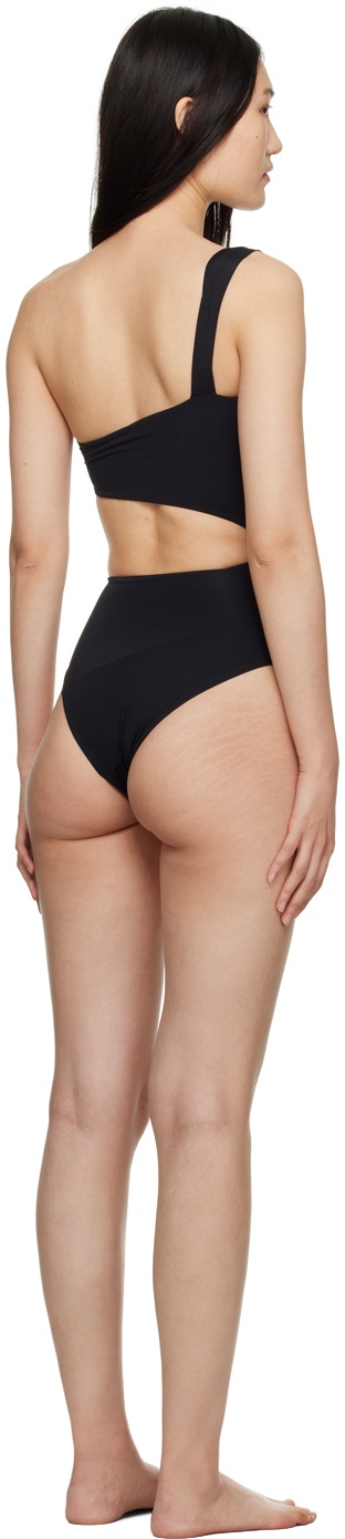 Black IU One-Piece Swimsuit - 6