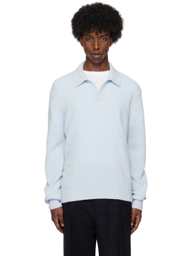 Blue Oasi Cashmere Polo 1