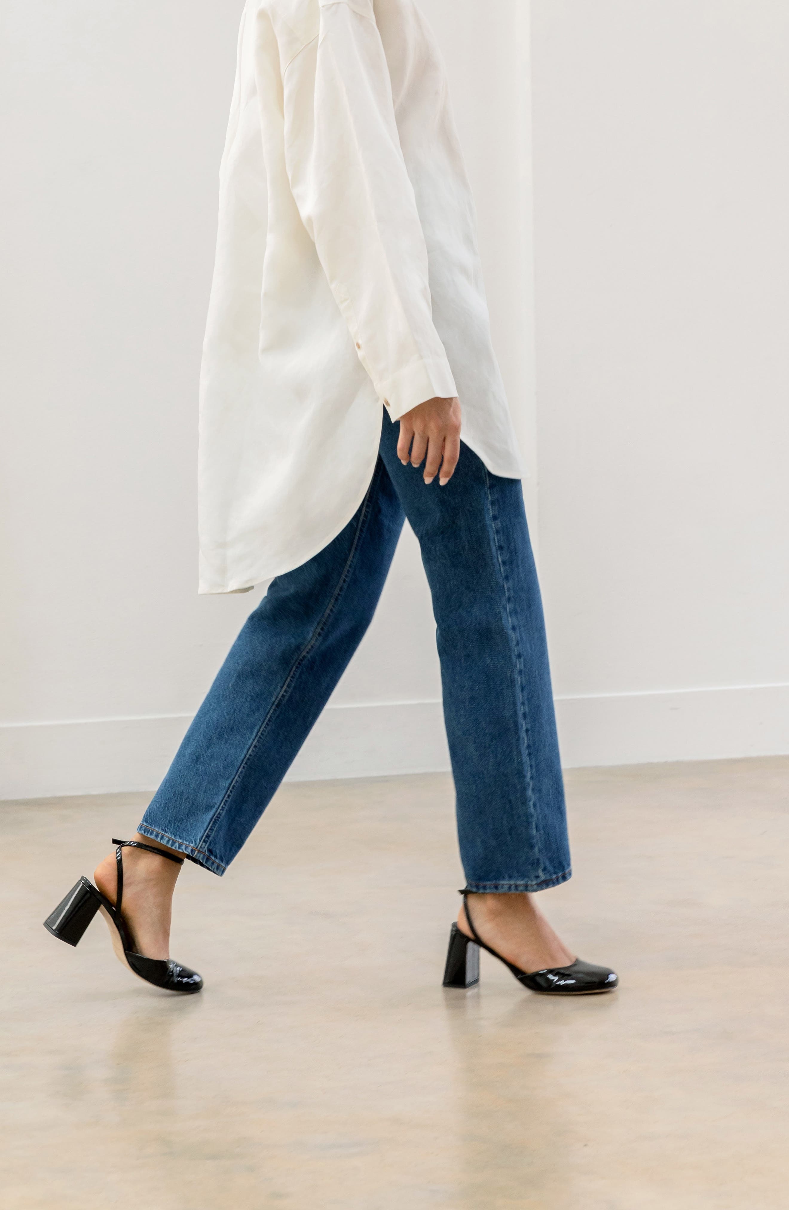 Dear Frances Harlow Ankle Strap Pump in Black at Nordstrom - 2