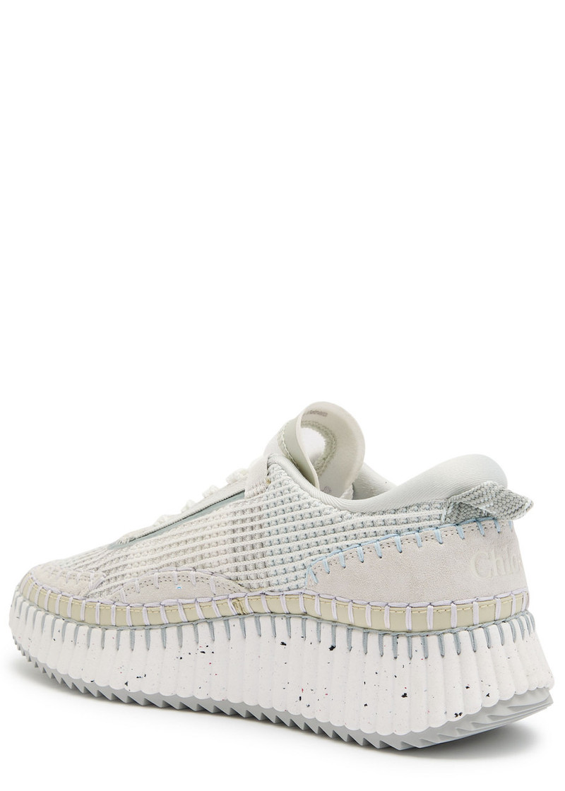 Chloé Chloe Nama Panelled Knitted Sneakers outlook