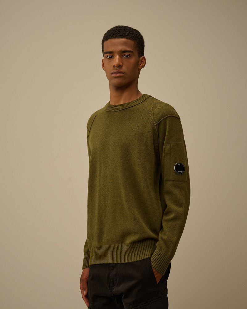 Lambswool GRS Crewneck Lens Sweater 3