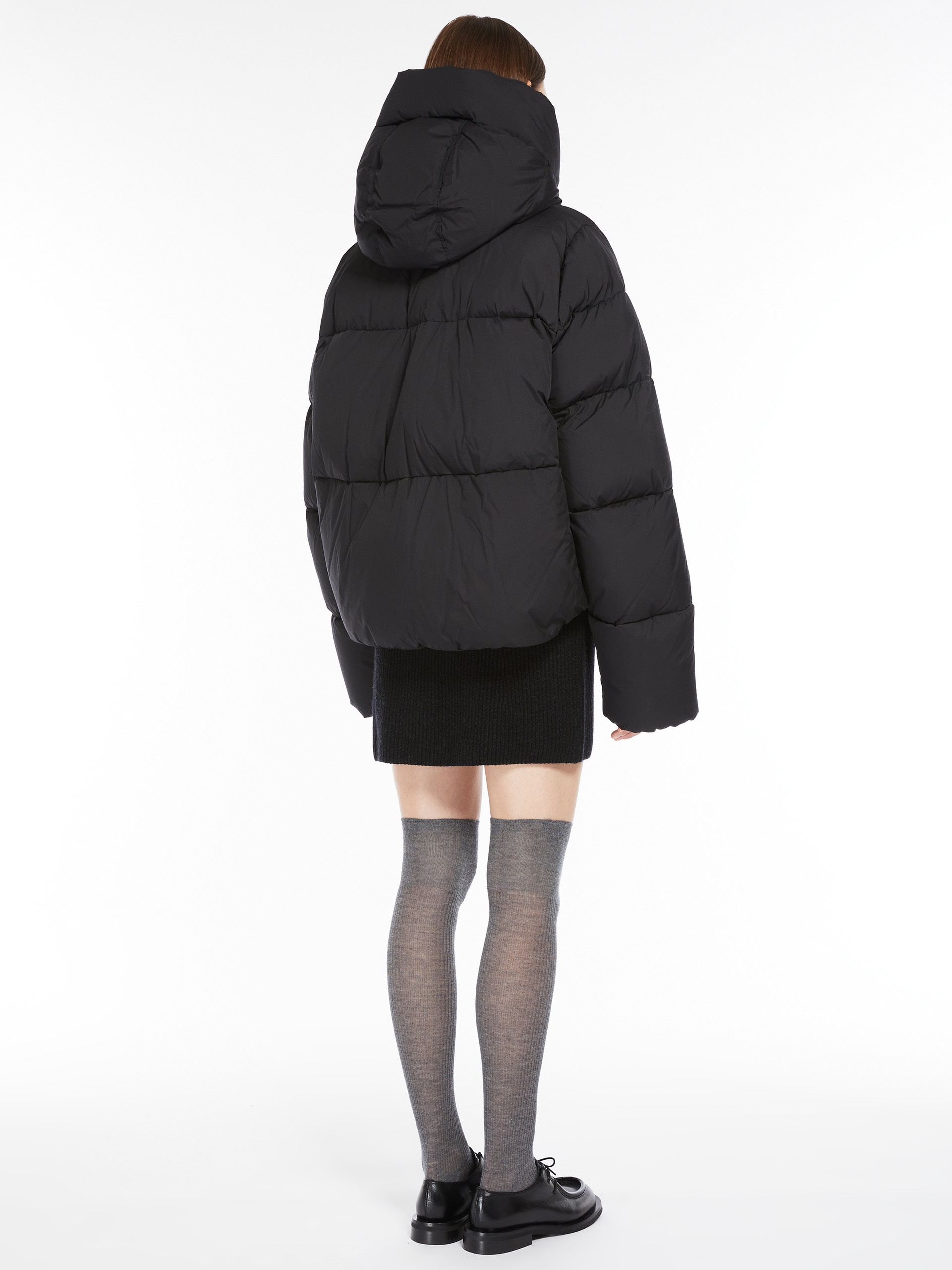 BEIRA Oversized waterproof fabric down jacket - 4