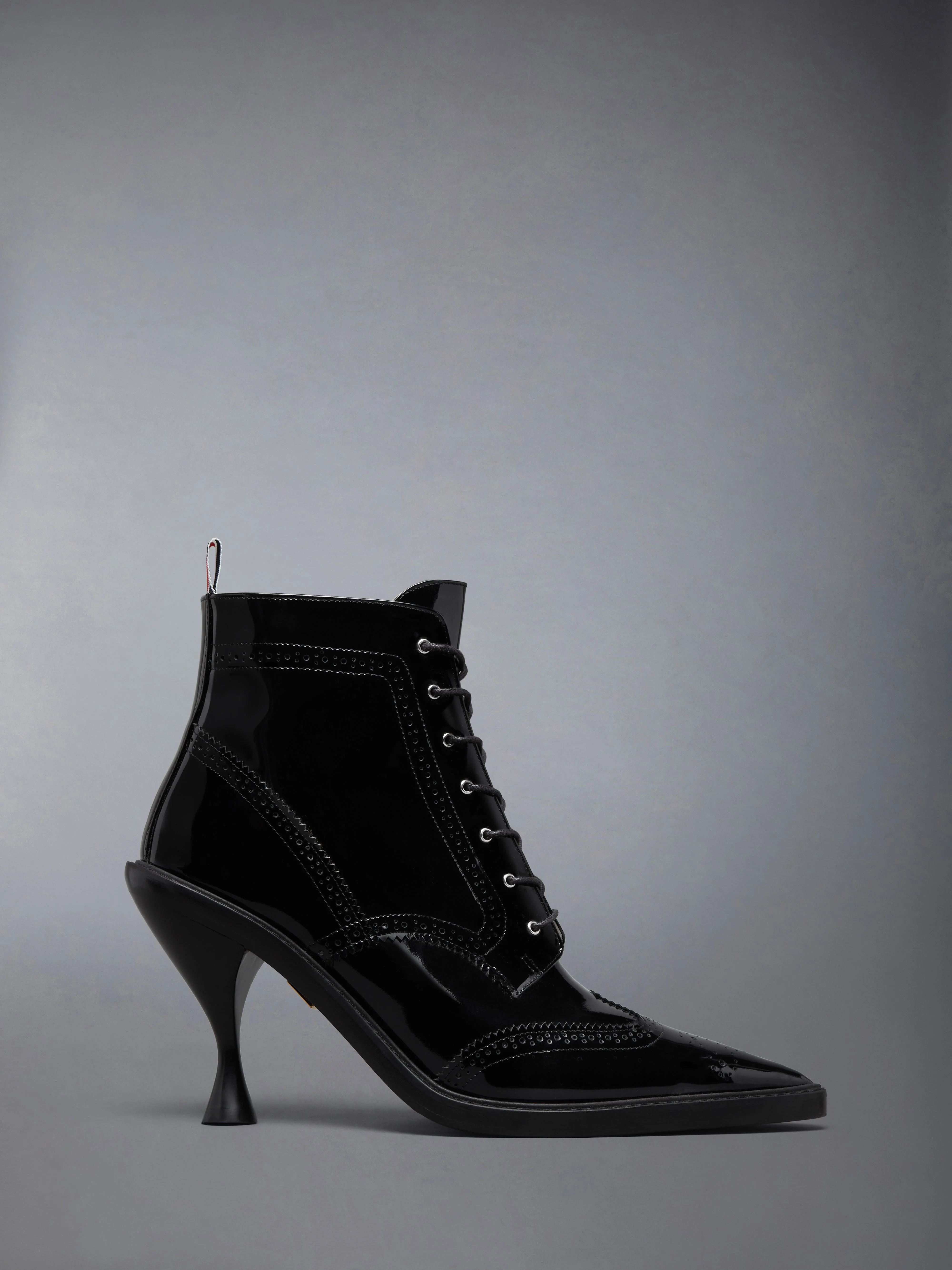 SOFT PATENT WINGTIP BOOT 90MM - 1