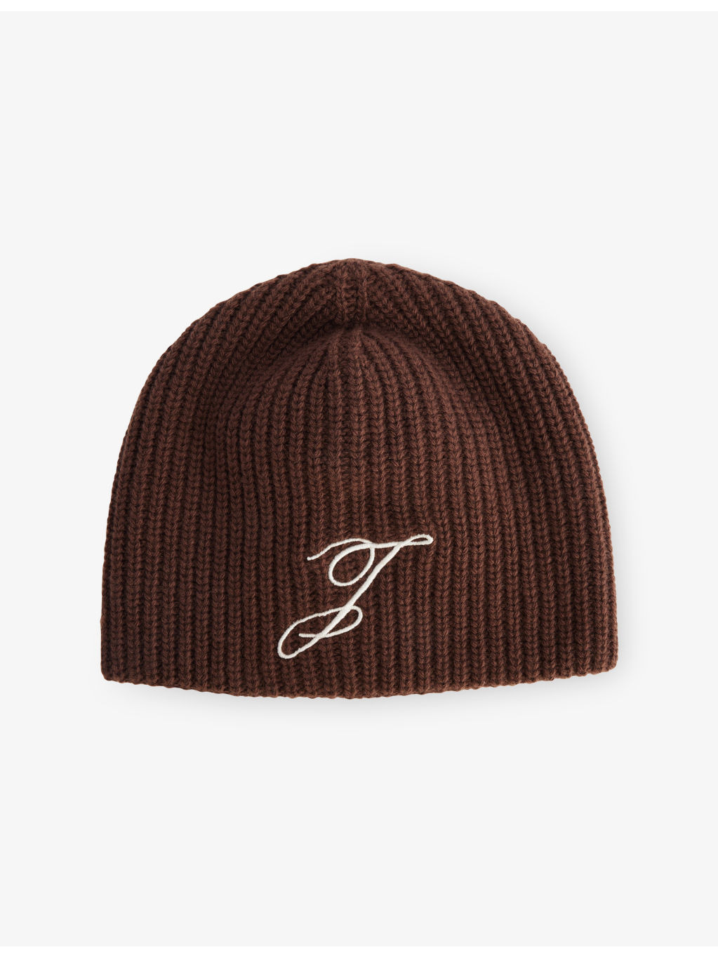 Espiral Ribbed Wool Beanie - 1