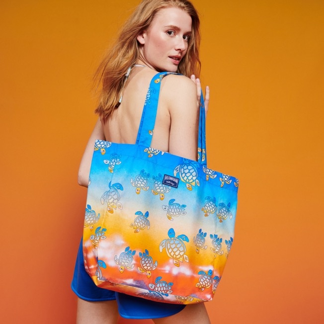 Unisex Tote Bag Ronde des Tortues Sunset - Vilebrequin x The Beach Boys - 4