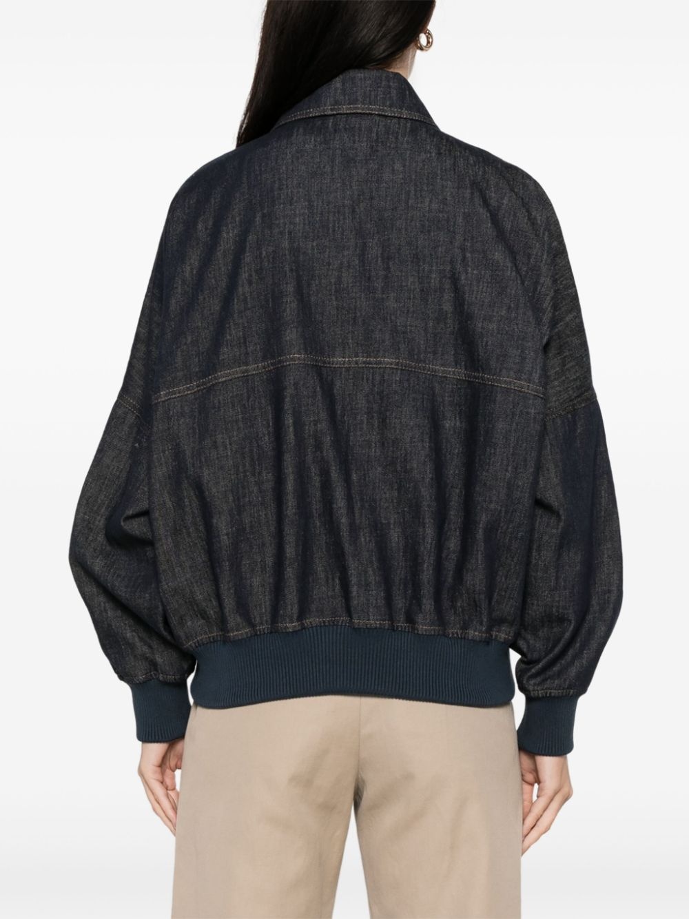 denim bomber jacket - 4