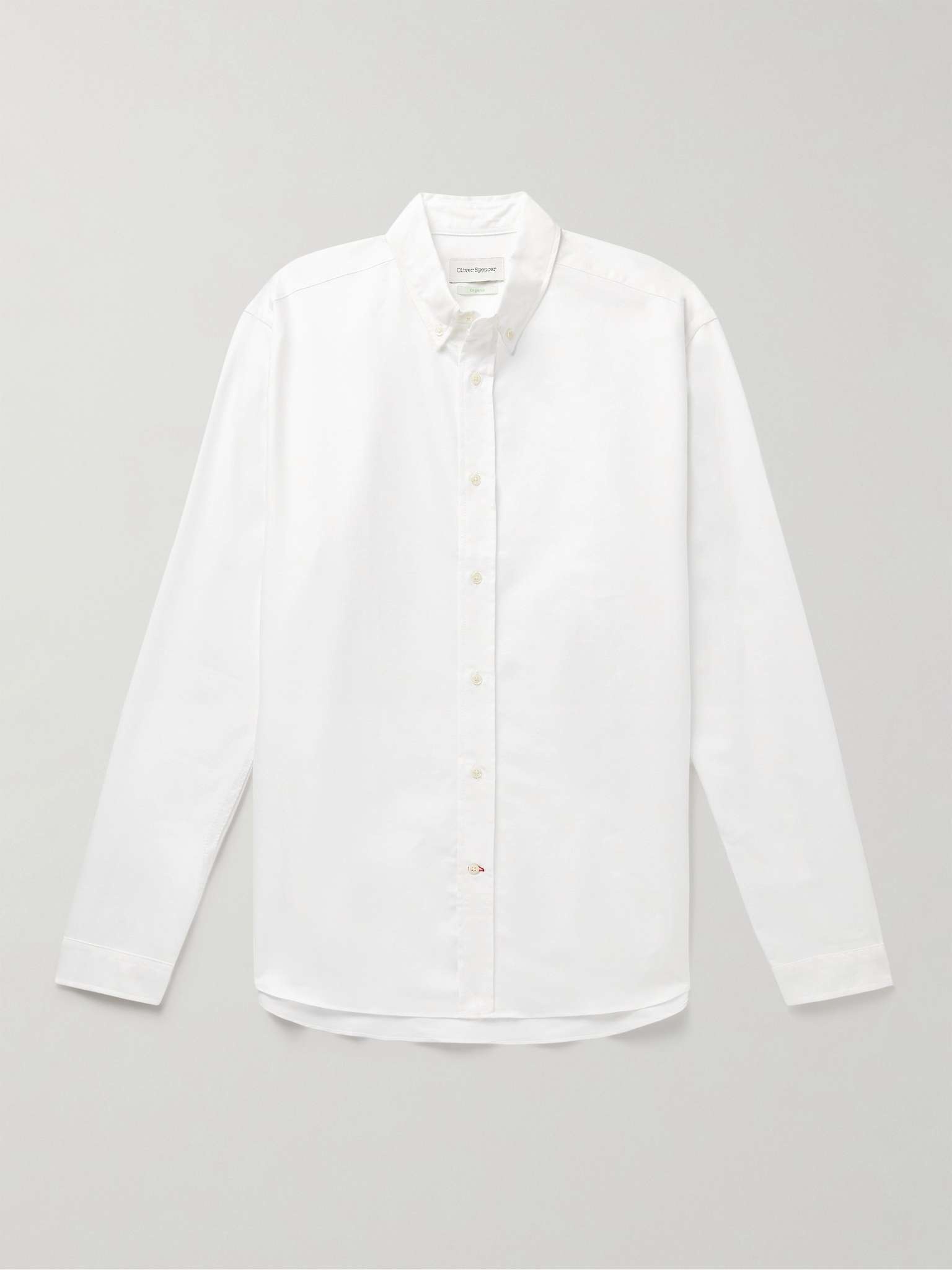 Brook Button-Down Collar Organic Cotton Shirt - 1