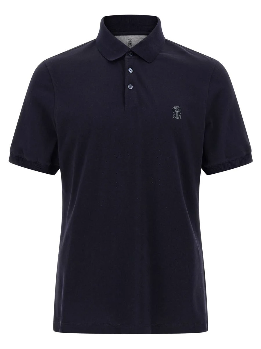 Brunello Cucinelli Piqué Polo Shirt - 1
