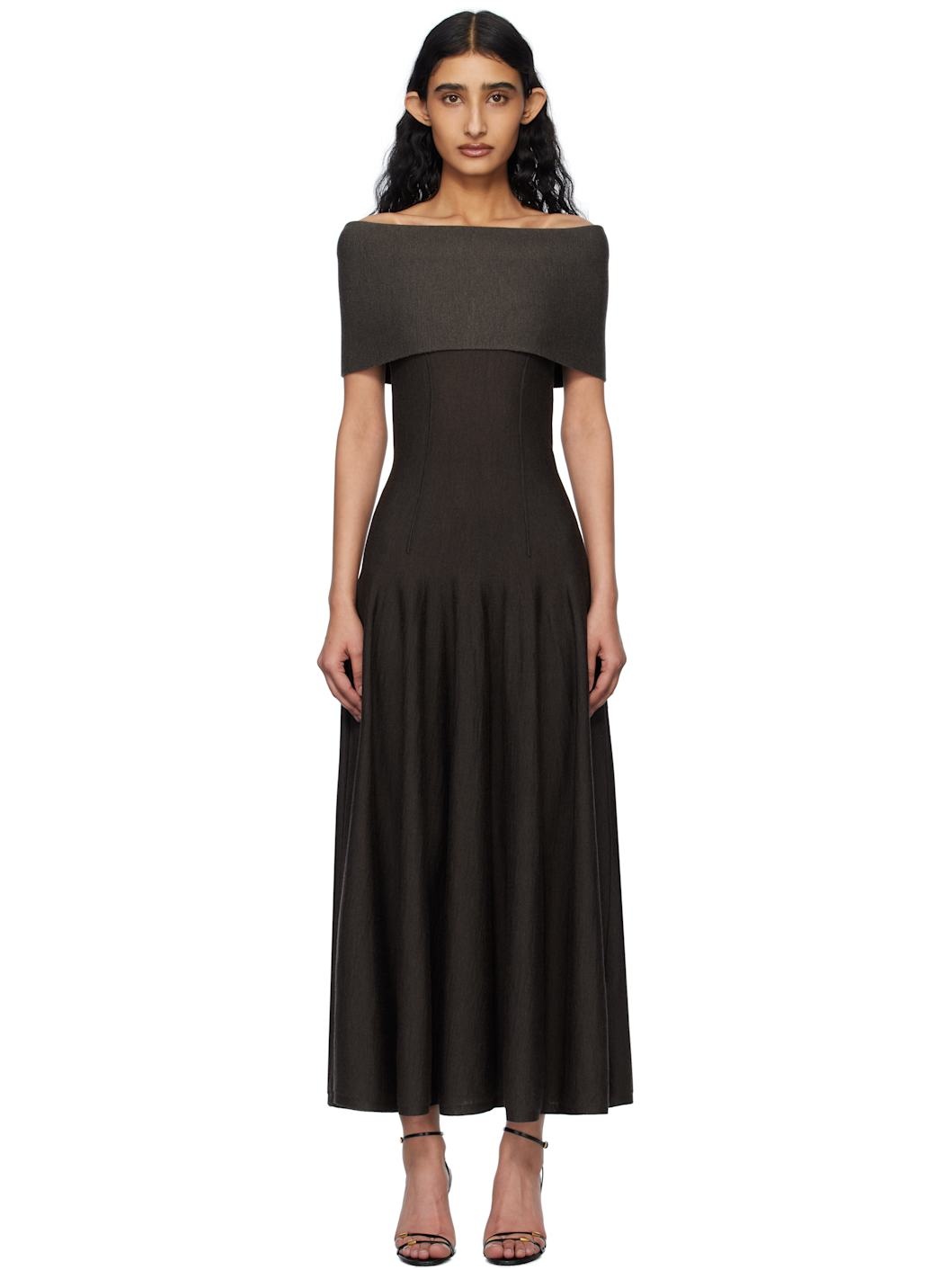 Gray Ava Maxi Dress - 1