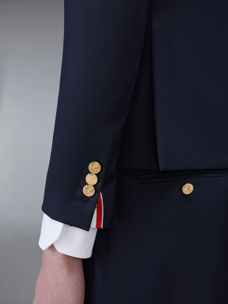 Navy Super 120s Twill High Armhole Sport Coat 5