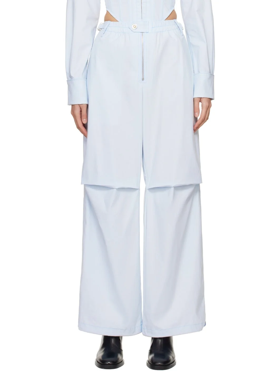 Blue Flight Trousers - 1