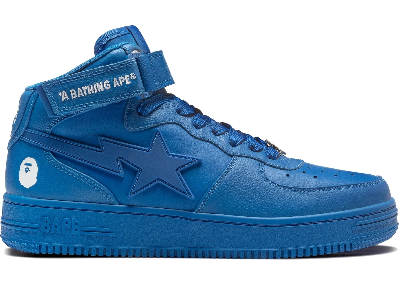 A Bathing Ape Bape Sta Mid Blue - 1