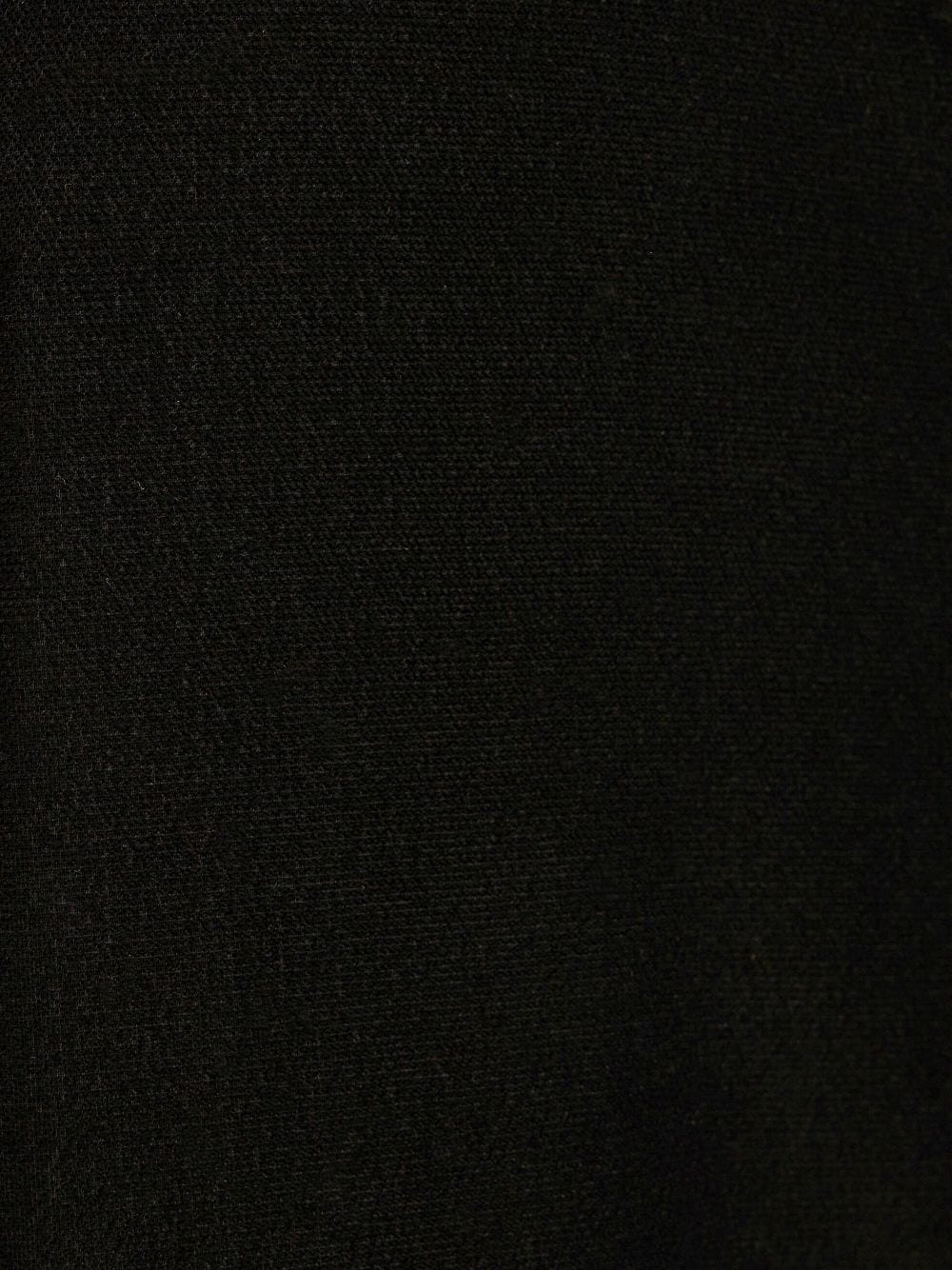 velvet straight-leg trousers - 5