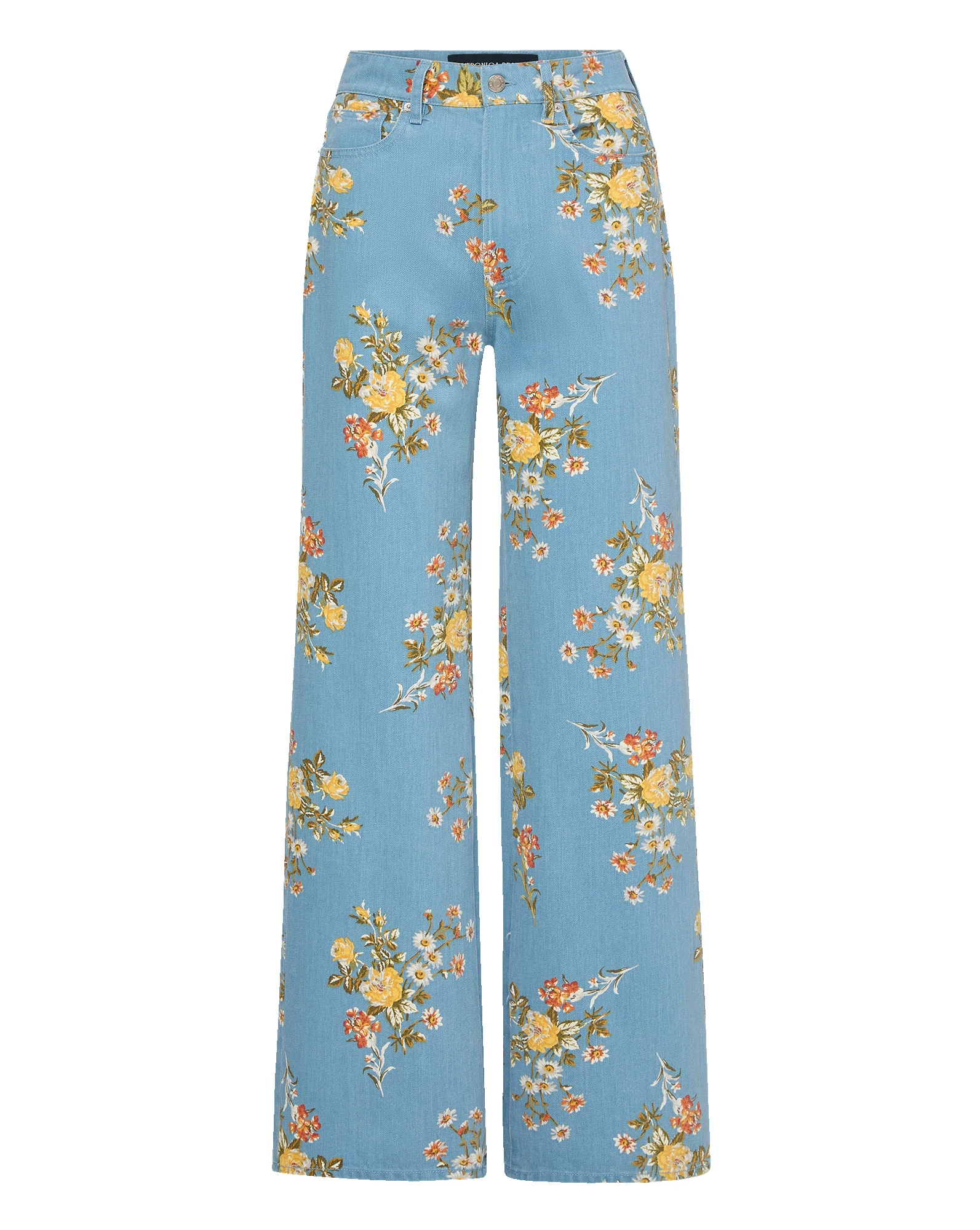 TAYLOR FLORAL WIDE-LEG JEAN - 1