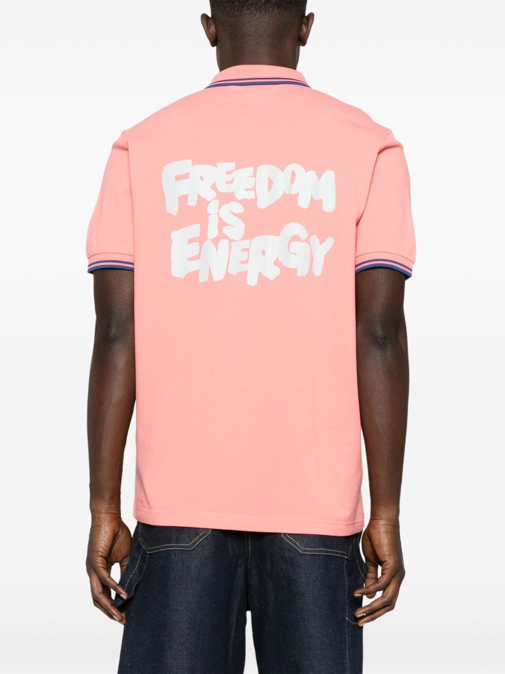 x Fred Perry logo-embroidered polo shirt - 3