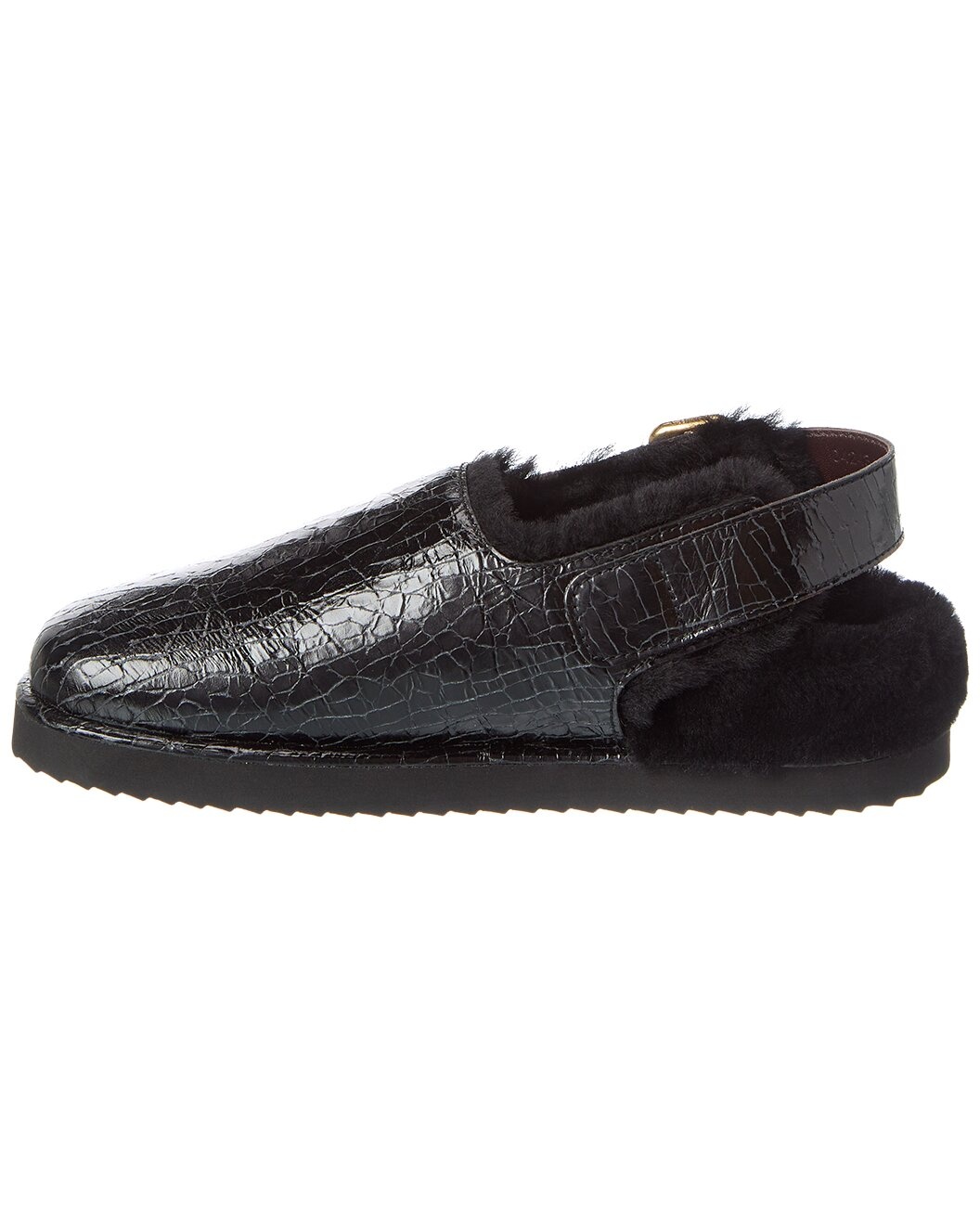 Chloé Cracked Leather Mule - 2