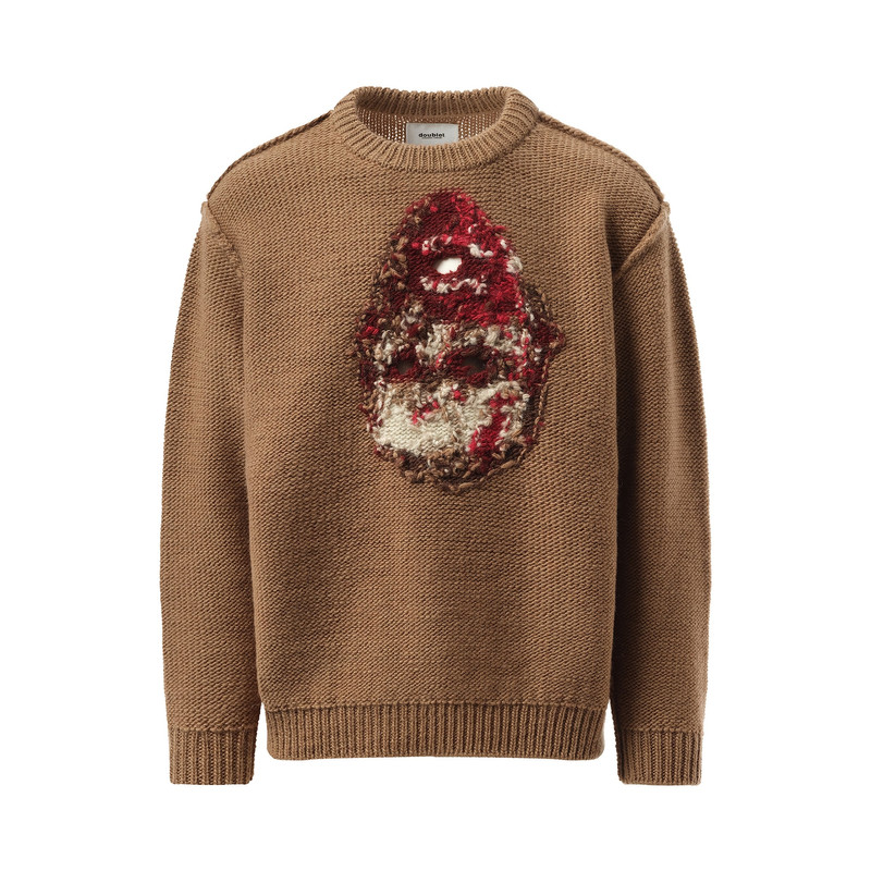doublet Acting Zombie Knit Wear in Brown outlook