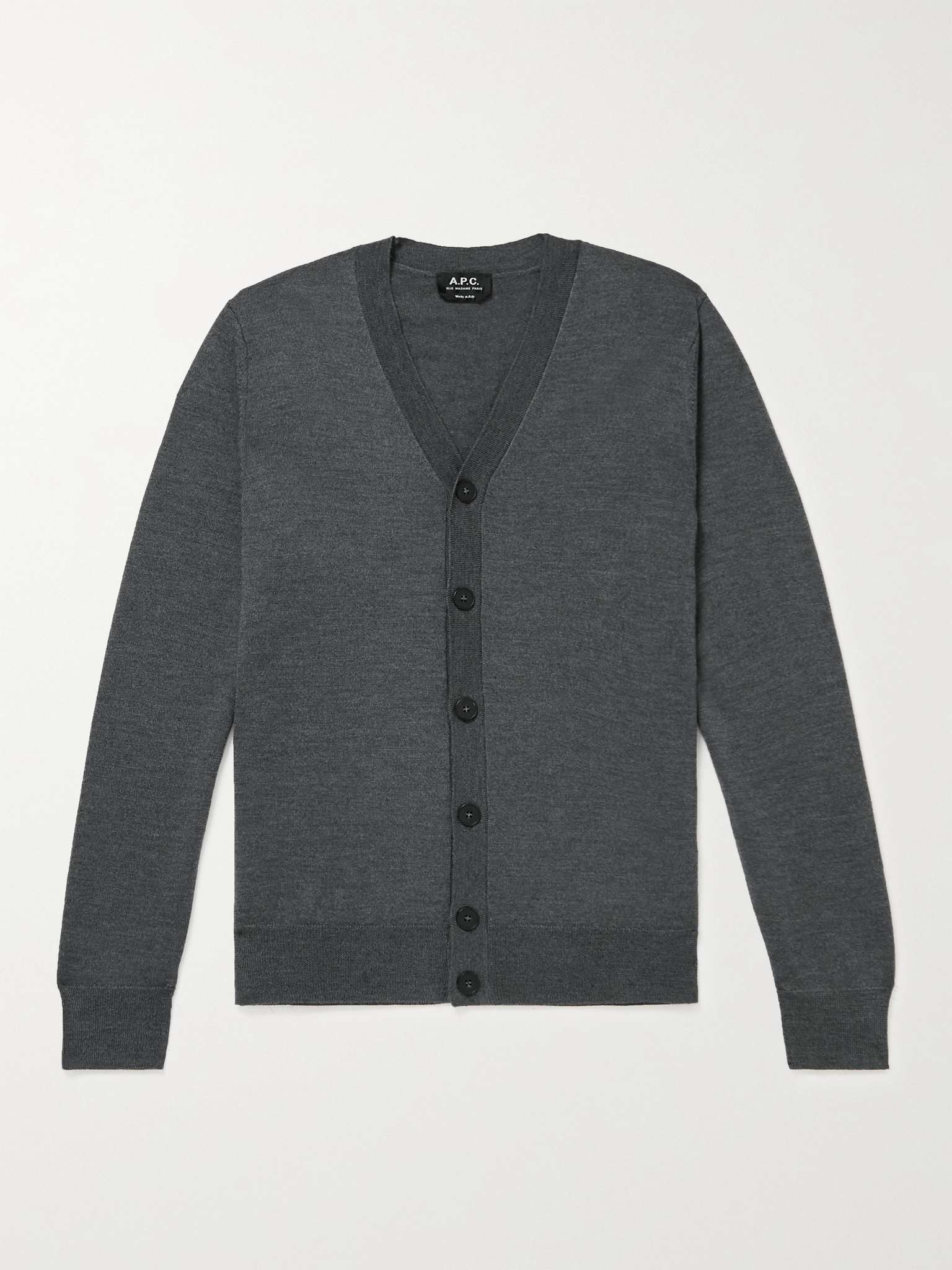 Samuel Slim-Fit Merino Wool Cardigan - 1