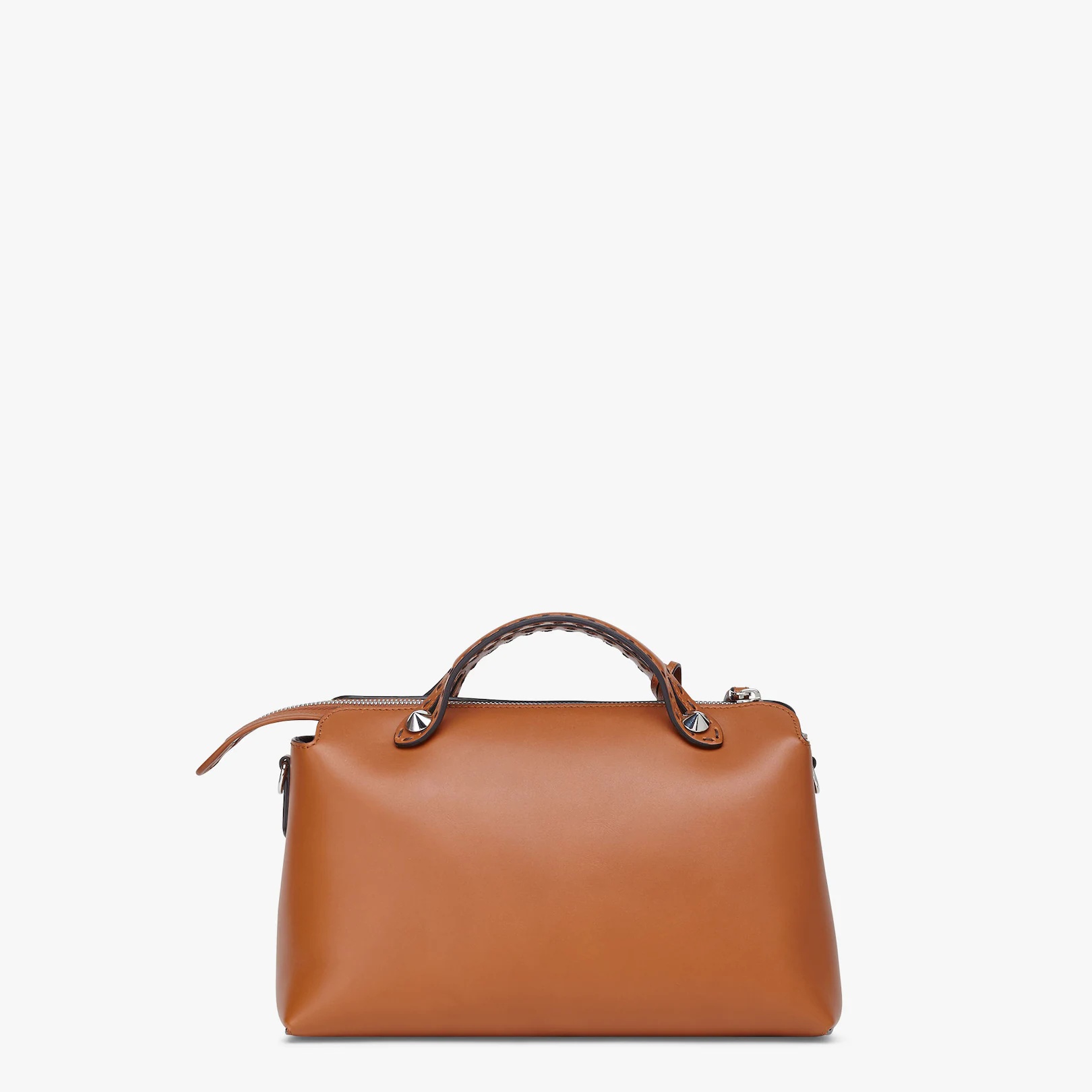 Brown leather Boston bag - 3