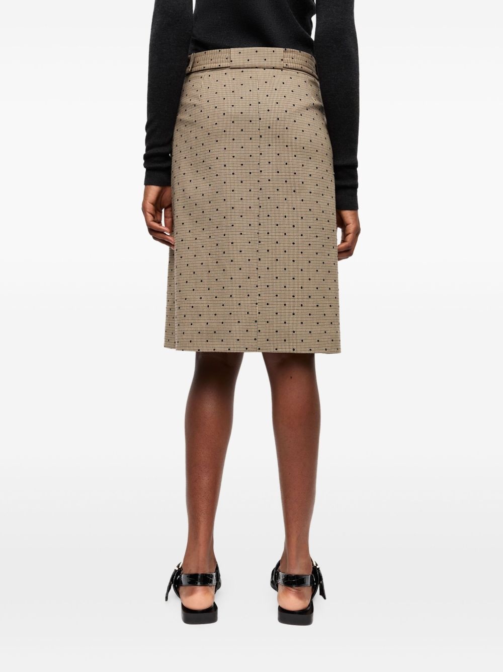 polka dot-print skirt - 4