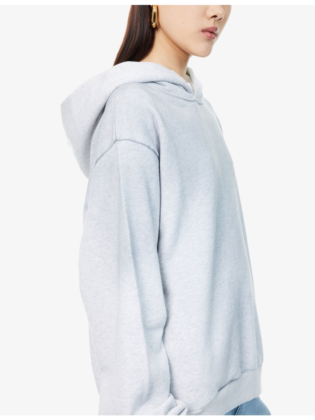 Oversized Brand-Print Cotton-Blend Hoody - 7