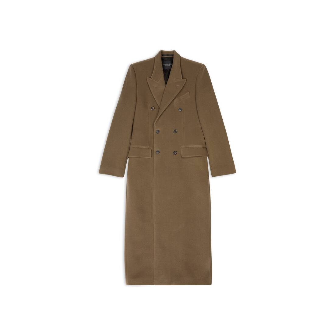 Men's Hourglass Coat in Dark Beige - 1