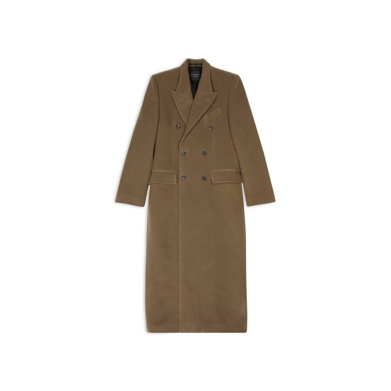 Men's Hourglass Coat in Dark Beige 1