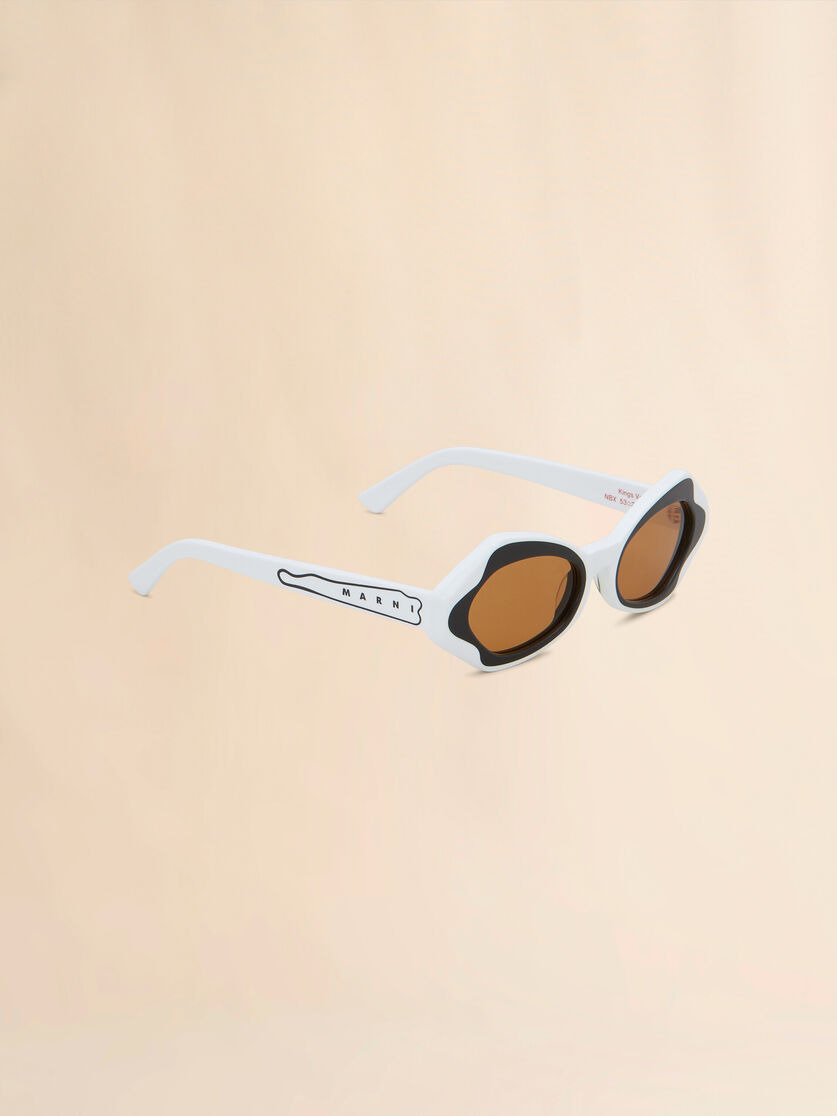 WHITE UNLAHAND SUNGLASSES - 2