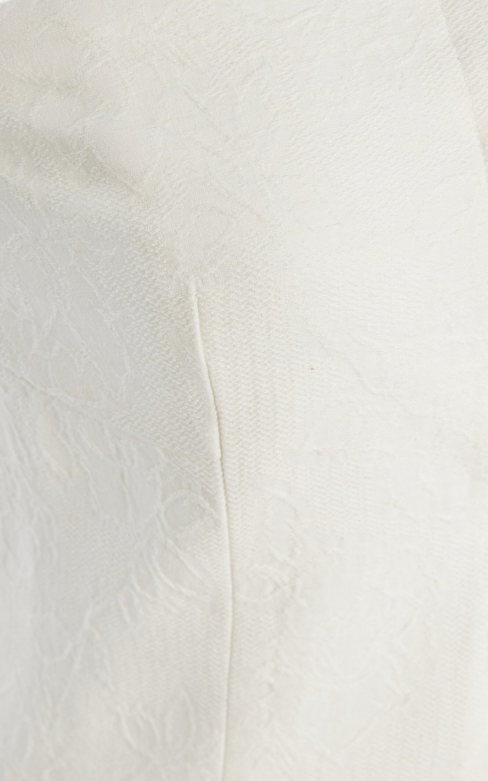 Innate Strapless Cotton-Linen Top ivory - 5