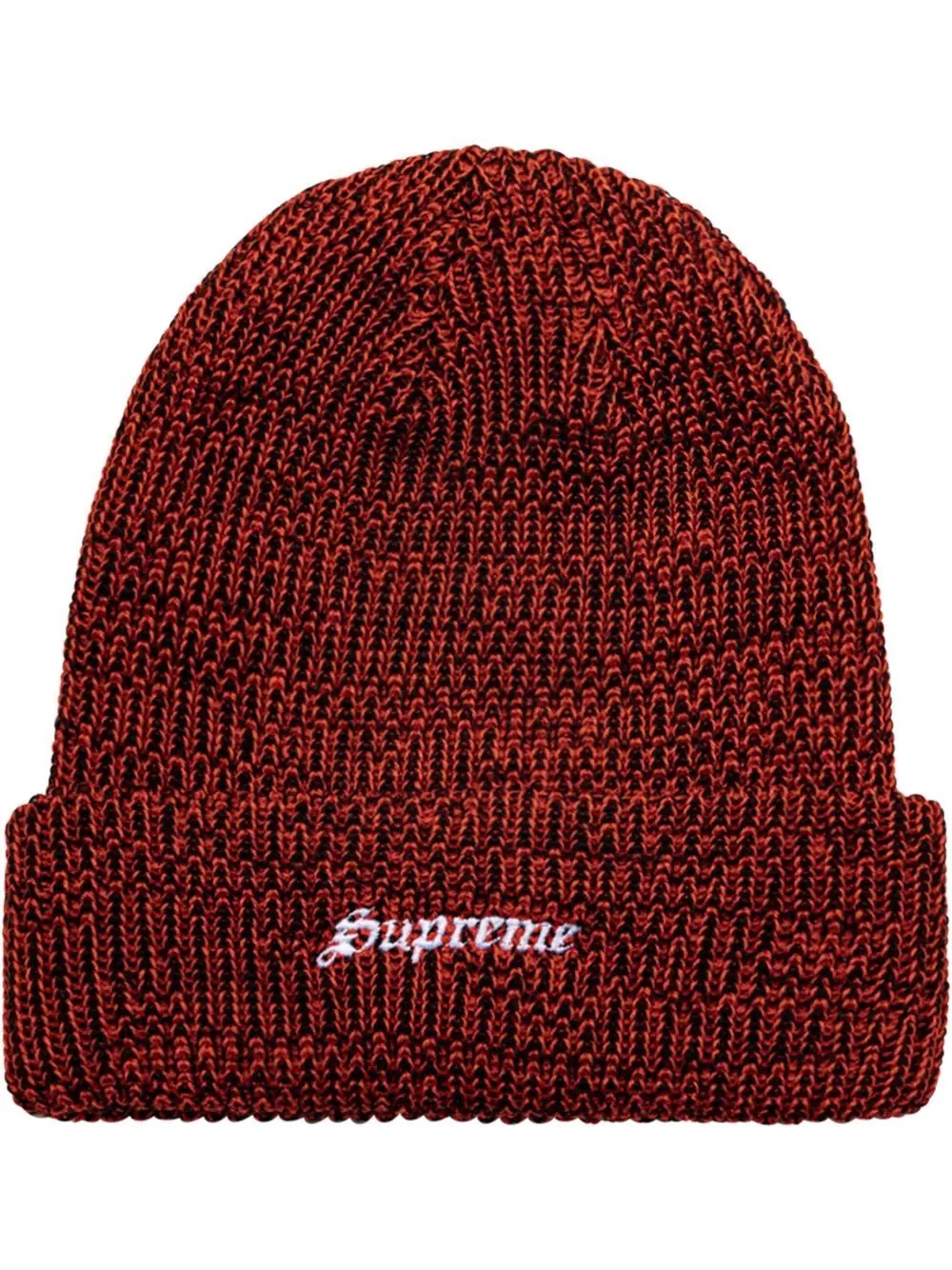 loose gauge knitted beanie hat - 1