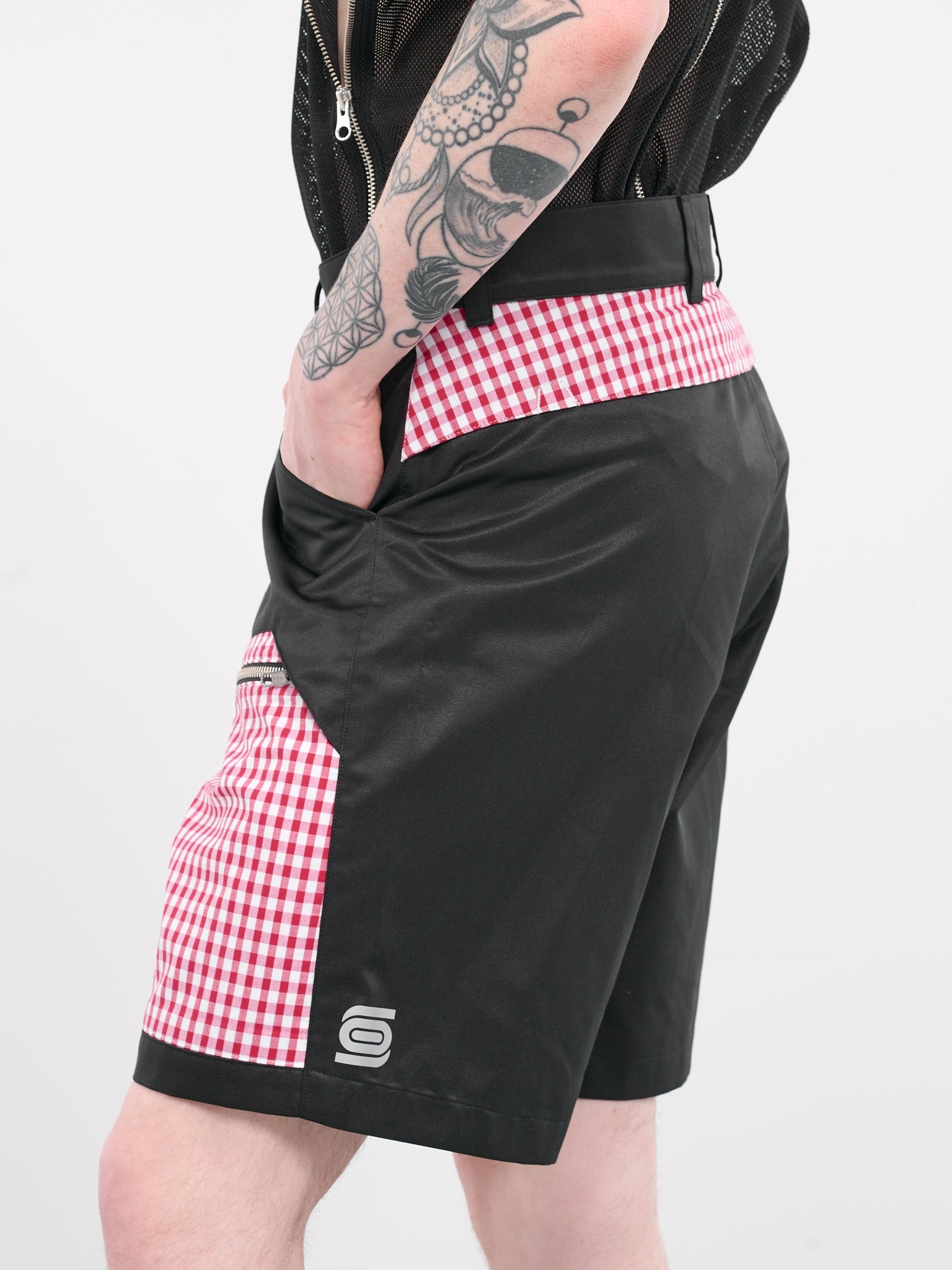 Gingham Utility Shorts - 5