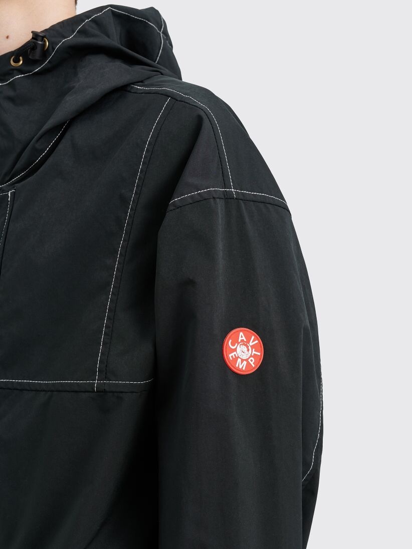 CAV EMPT CONTRAST STITCH HOOD ZIP JACKET BLACK - 6