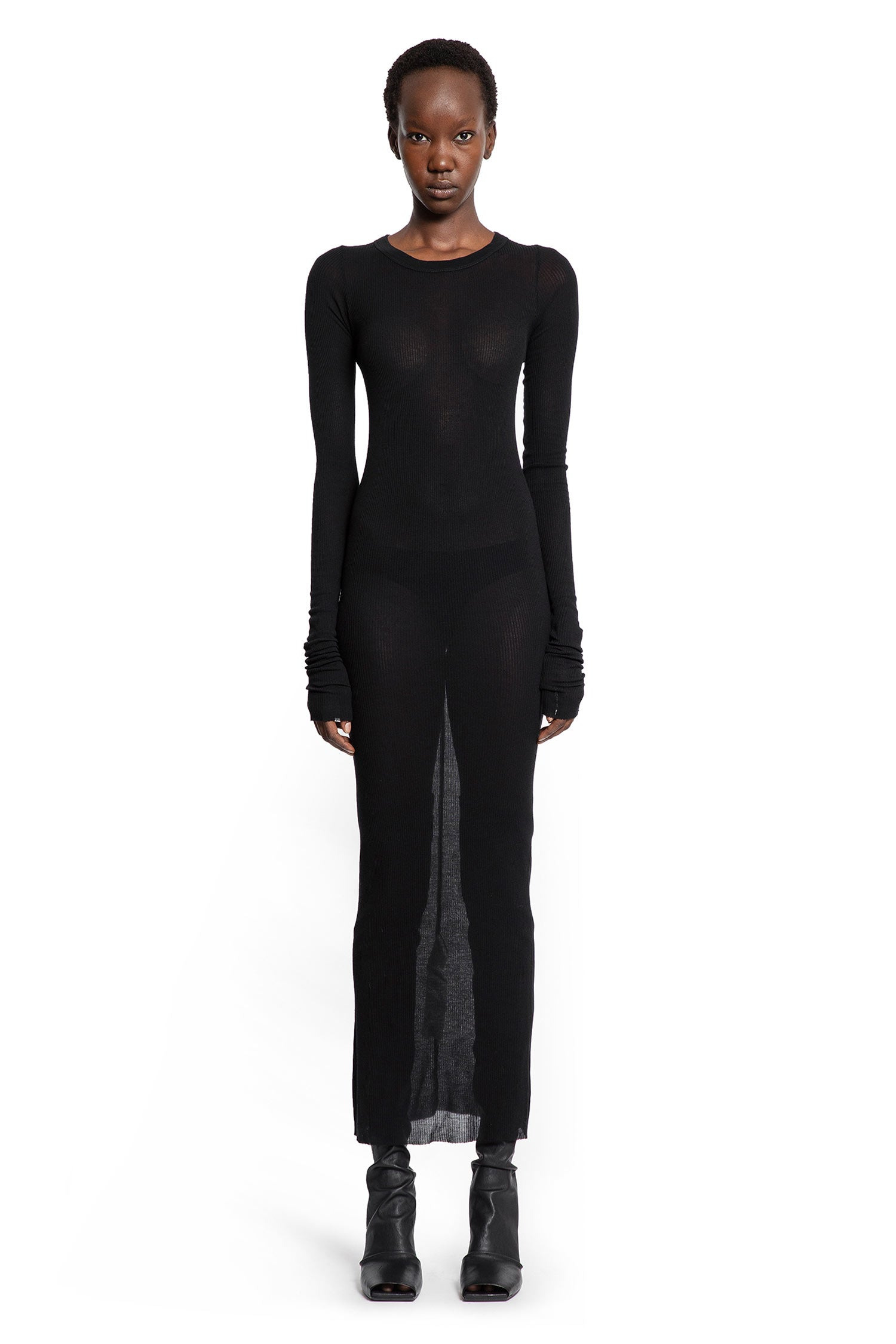 Concordians Rib Long Sleeve Dress - 2