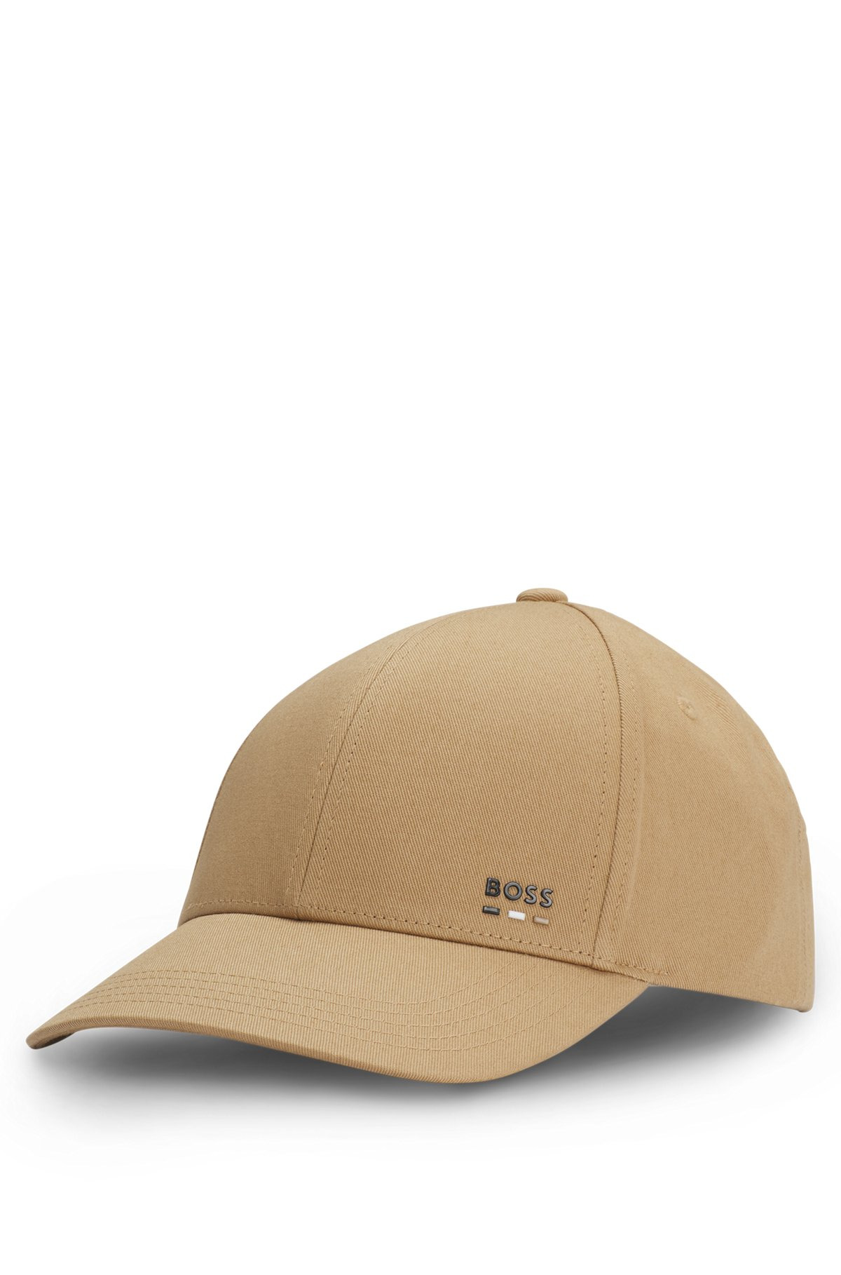 COTTON-TWILL CAP WITH LOGO TRIM - 1