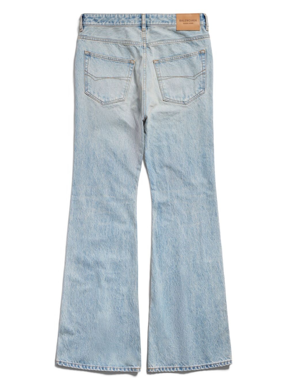 high-waist wide-leg jeans - 2