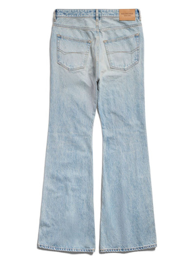 BALENCIAGA high-waist wide-leg jeans outlook