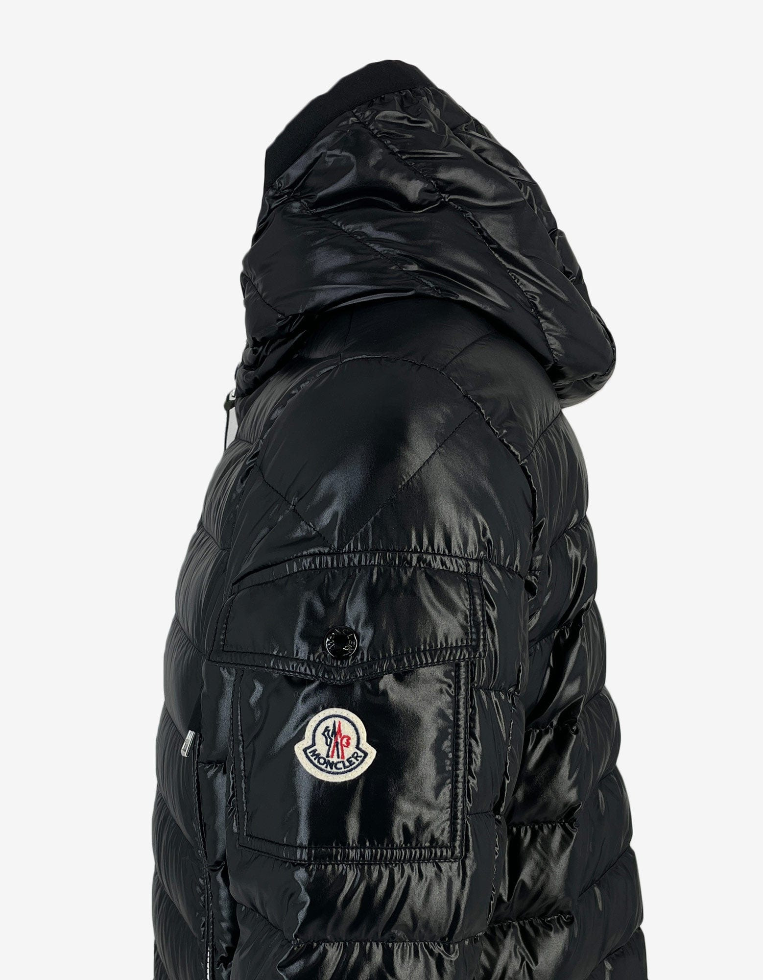 Moncler Galion Black Down Jacket - 5