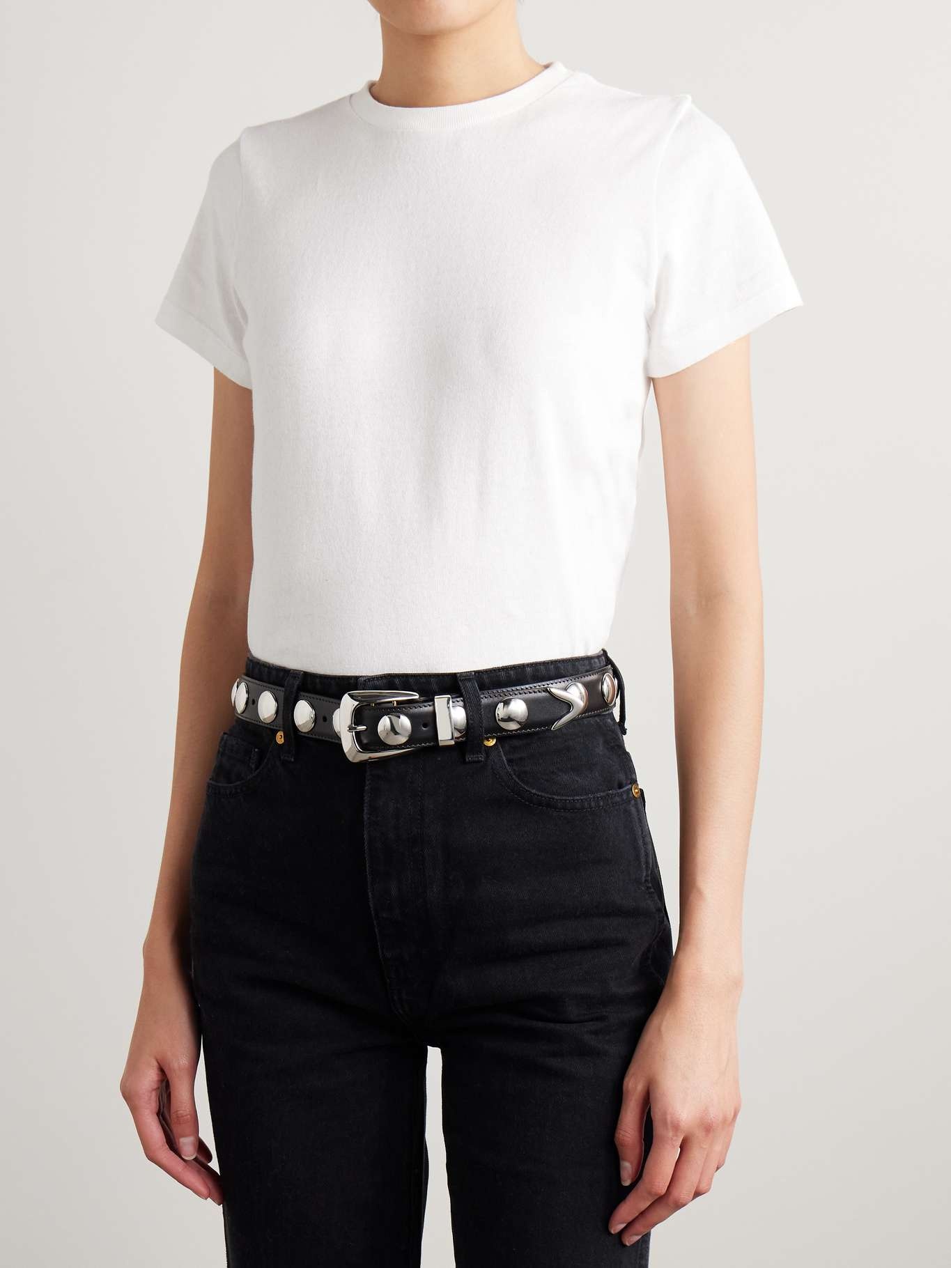 The Benny studded leather belt - 2