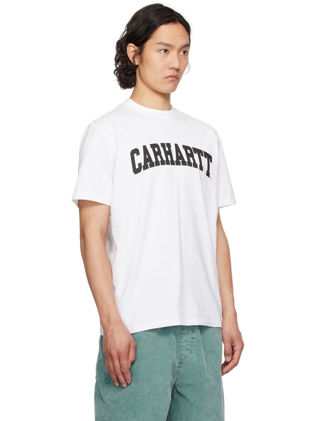 White Midweight University T-shirt - 2