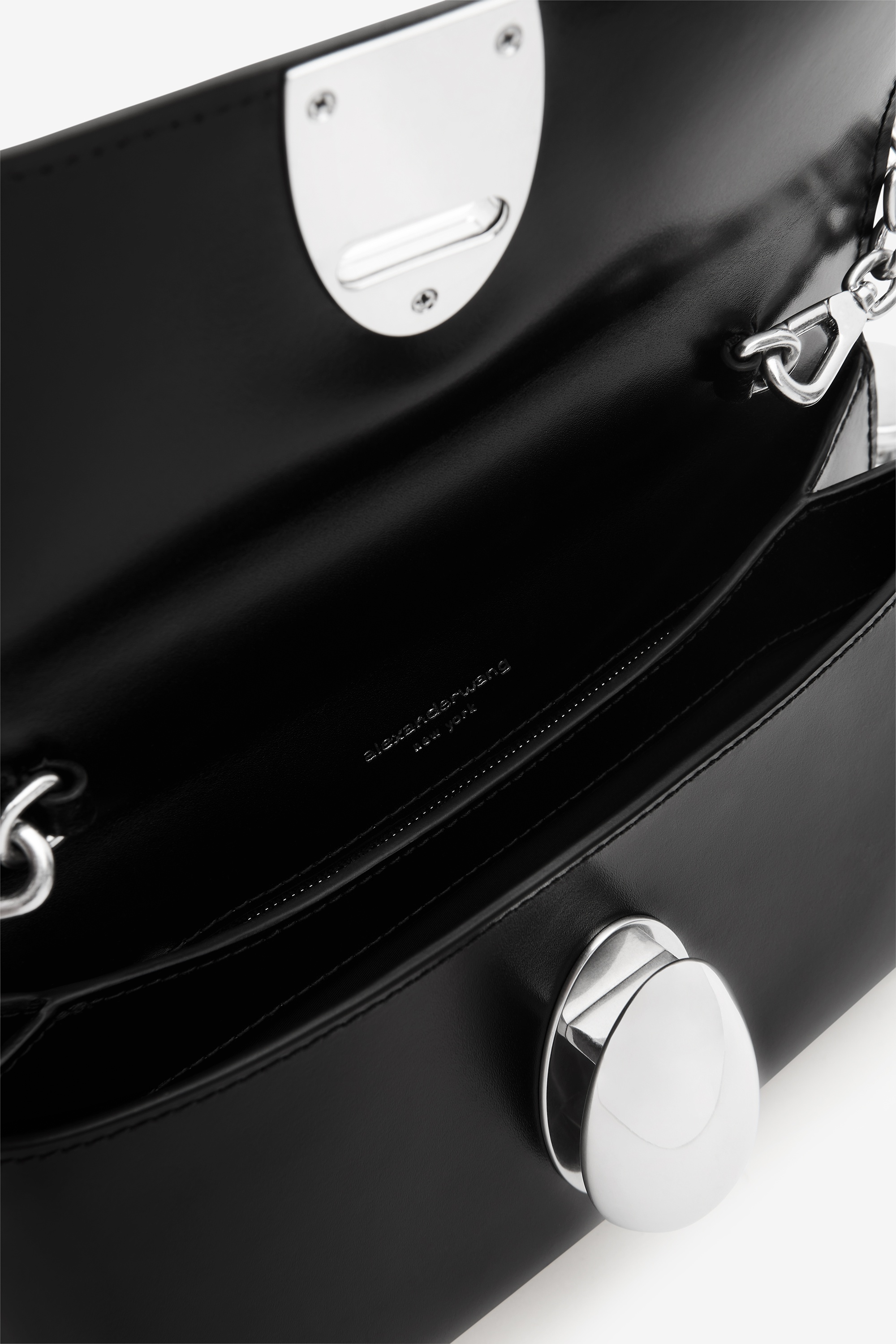 dome pouchette in leather - 5