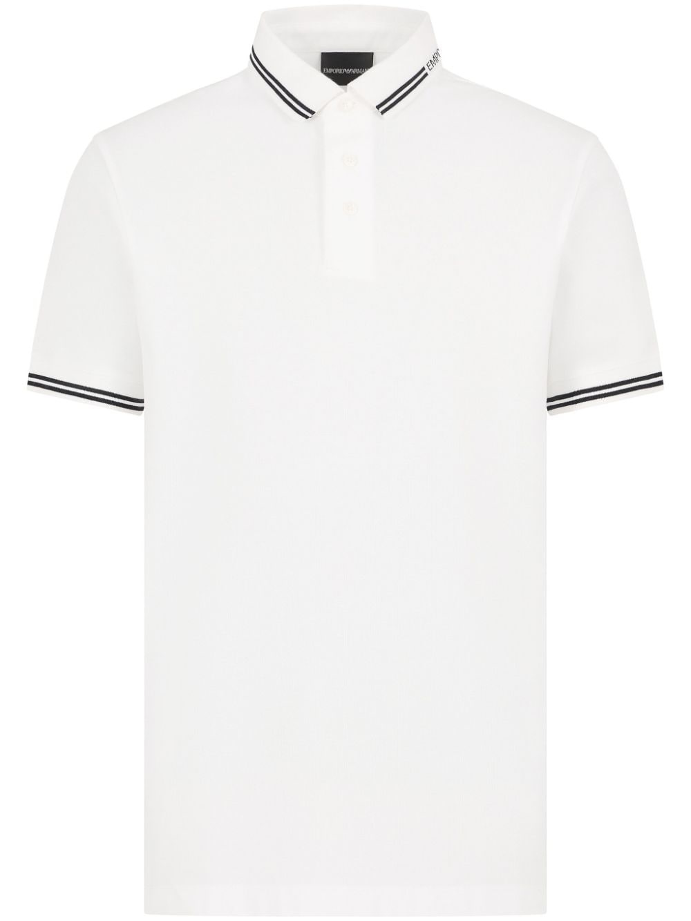 logo-detail jersey polo shirt - 1