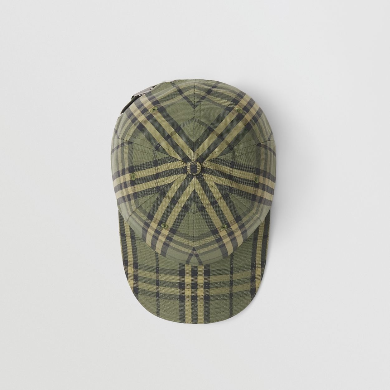 Check Cotton Canvas Baseball Cap - 5