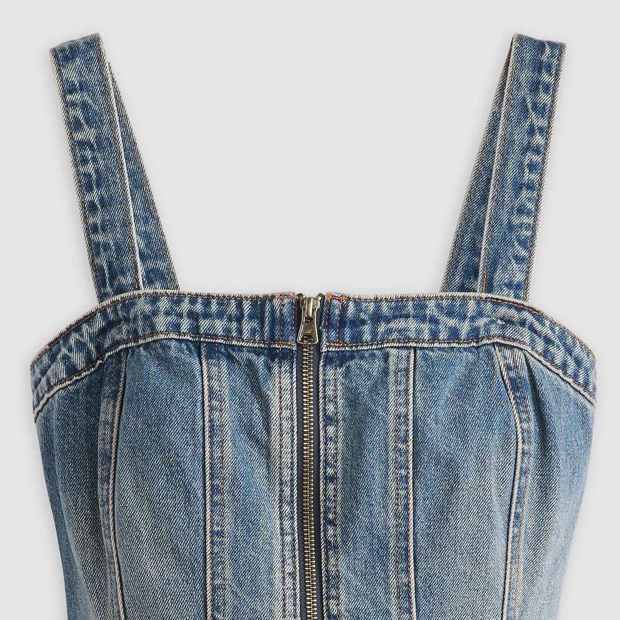 SCULPTED BUSTIER TOP - 6