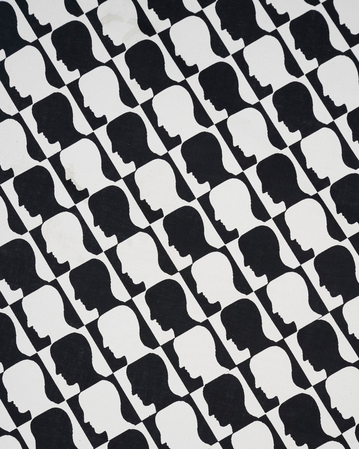 Checkered Logohead Bandana - Black - 2