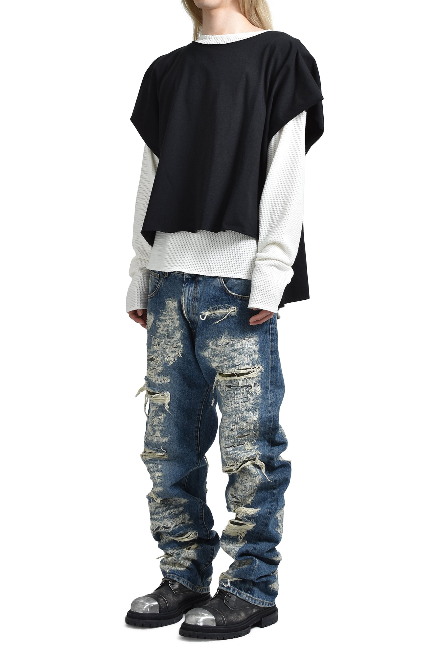 COLLECTION REPAIRED LOOSE FIVEPOCKET / BLU - 4