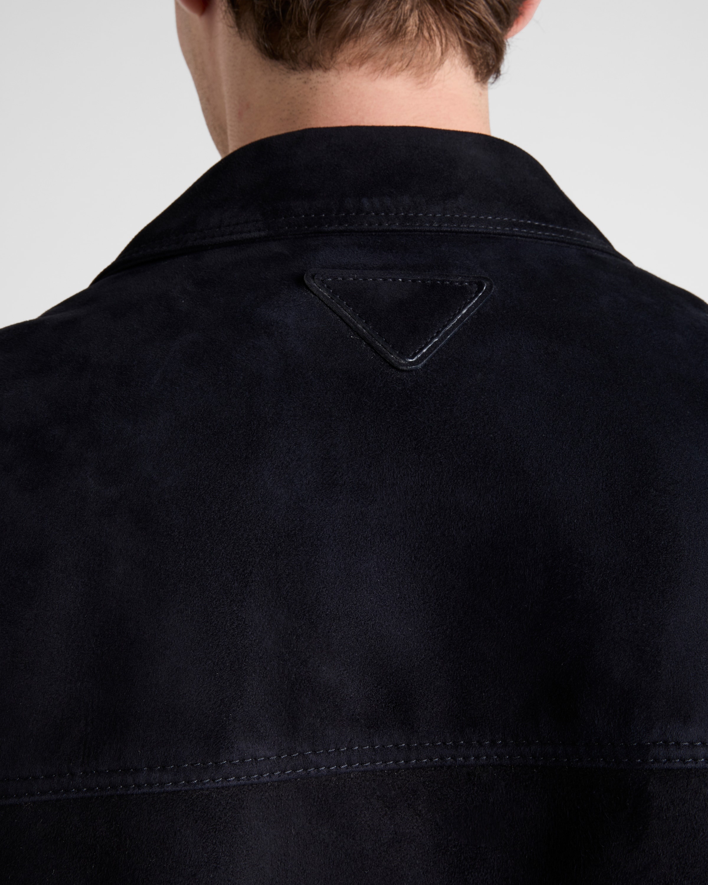 Suede blouson jacket - 4