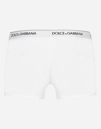 Dolce & Gabbana Bi-pack boxers in stretch cotton outlook