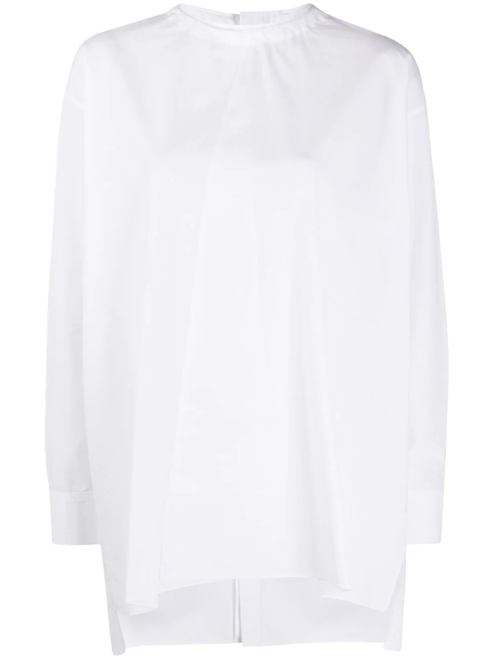 asymmetric oversized blouse - 1